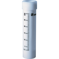 Schraubröhre (weiß) 30 ml, (LxØ): 107 x 25 mm, PP, mit Druck (PKT 500)