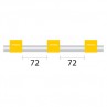 PVC Pump Tube 3tag 1.42mm ID Yellow/Yellow (PKT 12)